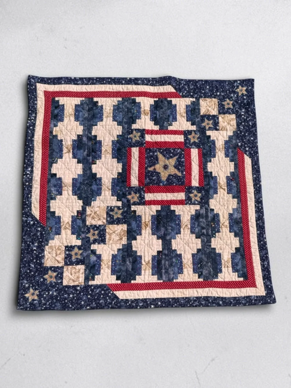 Quilt, Geometric , Handmade